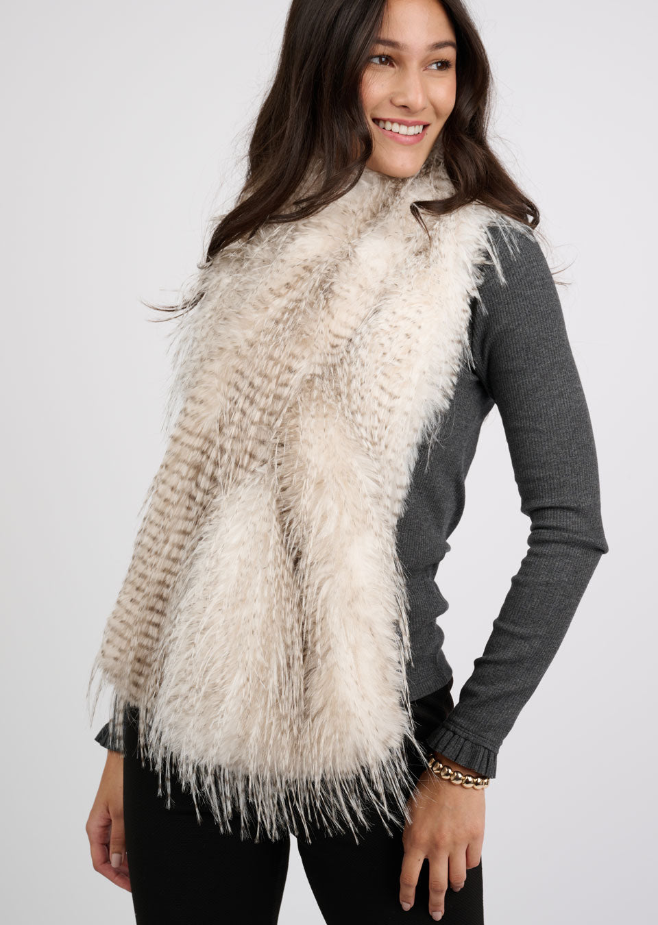 FAUX FUR SCARF