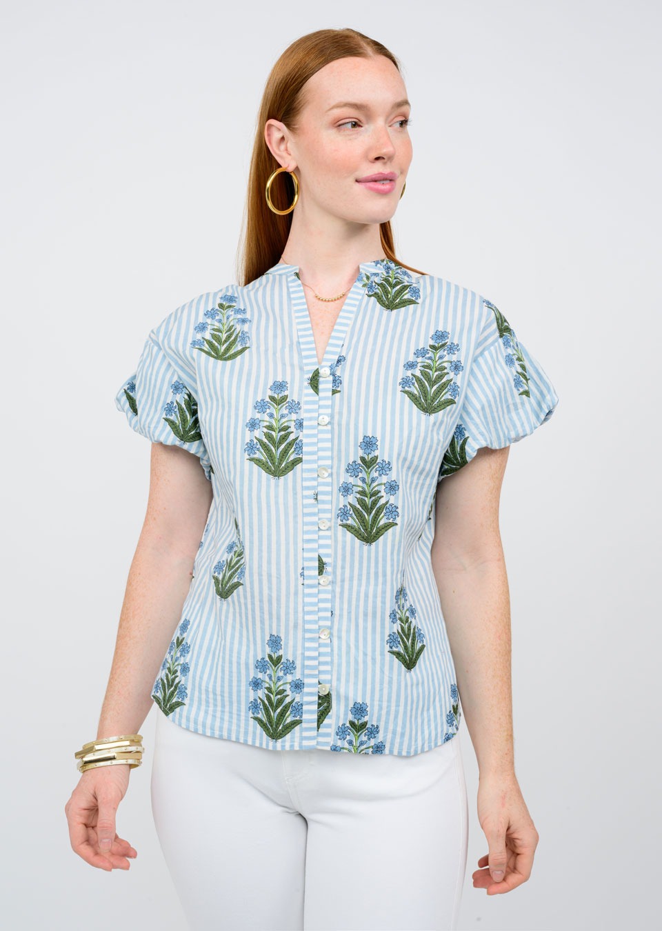 STRIPE PRINT TOP