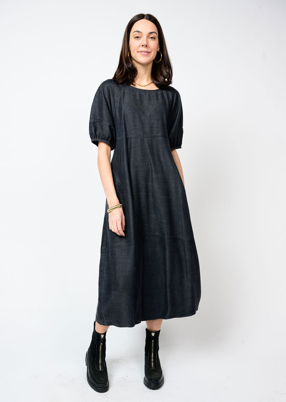 Black Denim Dress