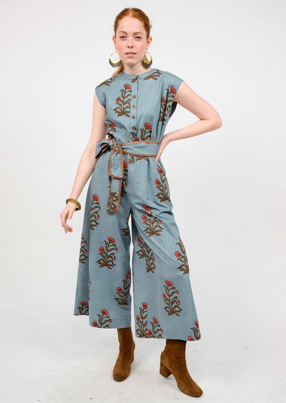FALL PRINT JUMPSUIT