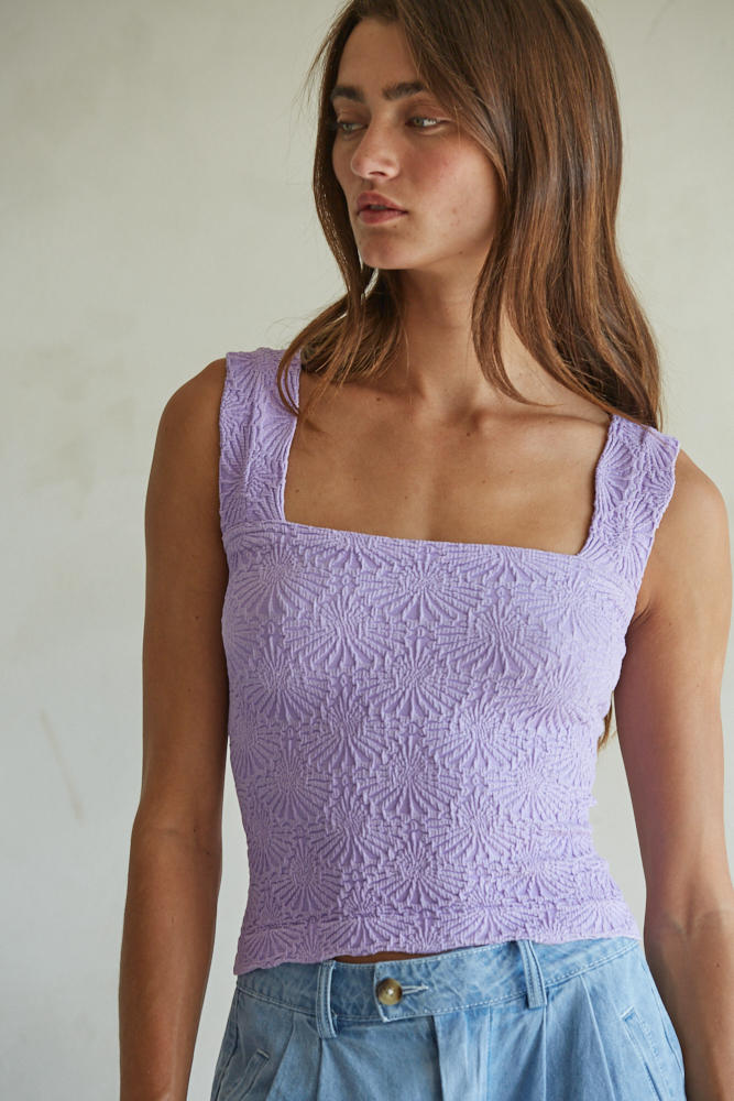 Jacquard Square Tank