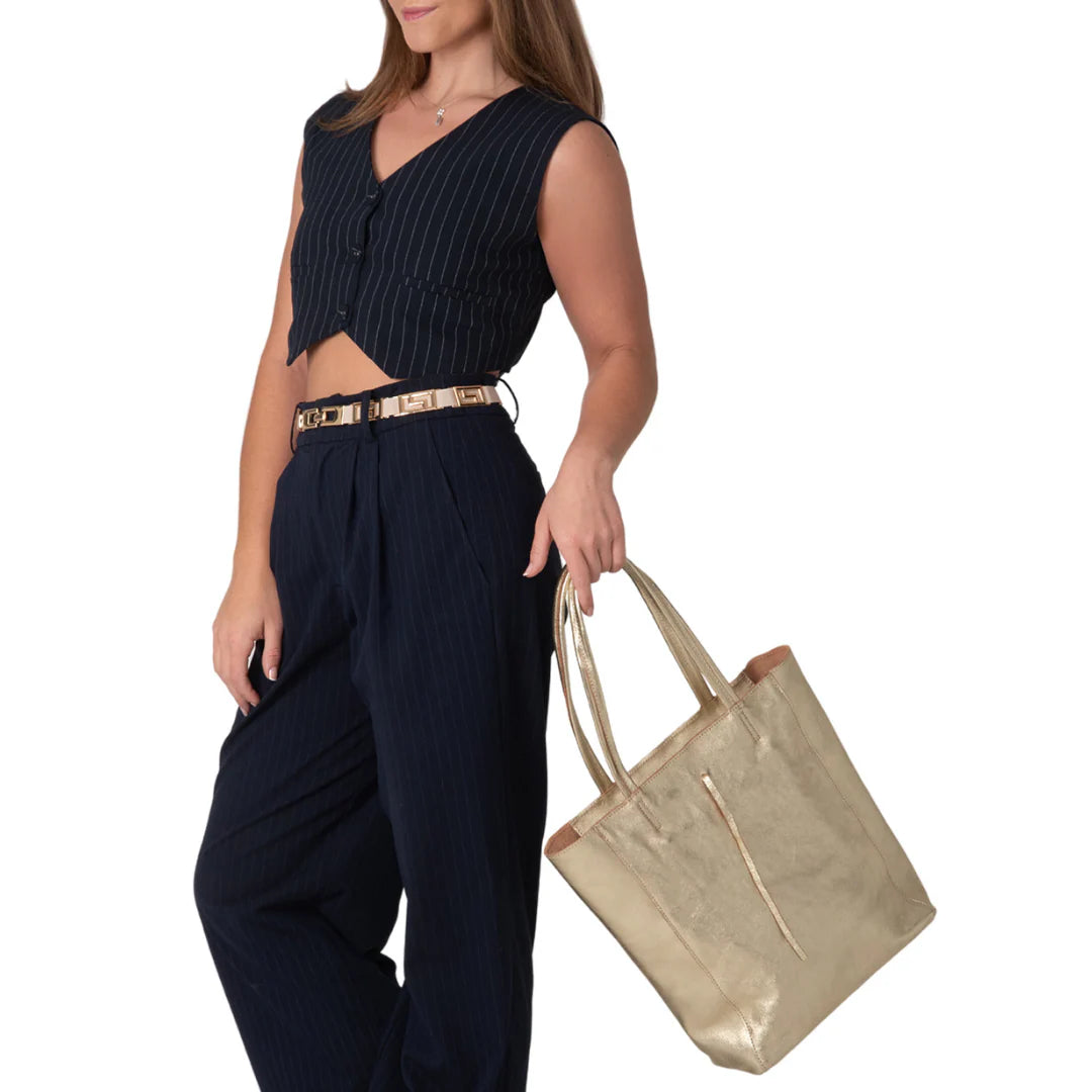 ITALIAN LEATHER TOTE BAG GF0875