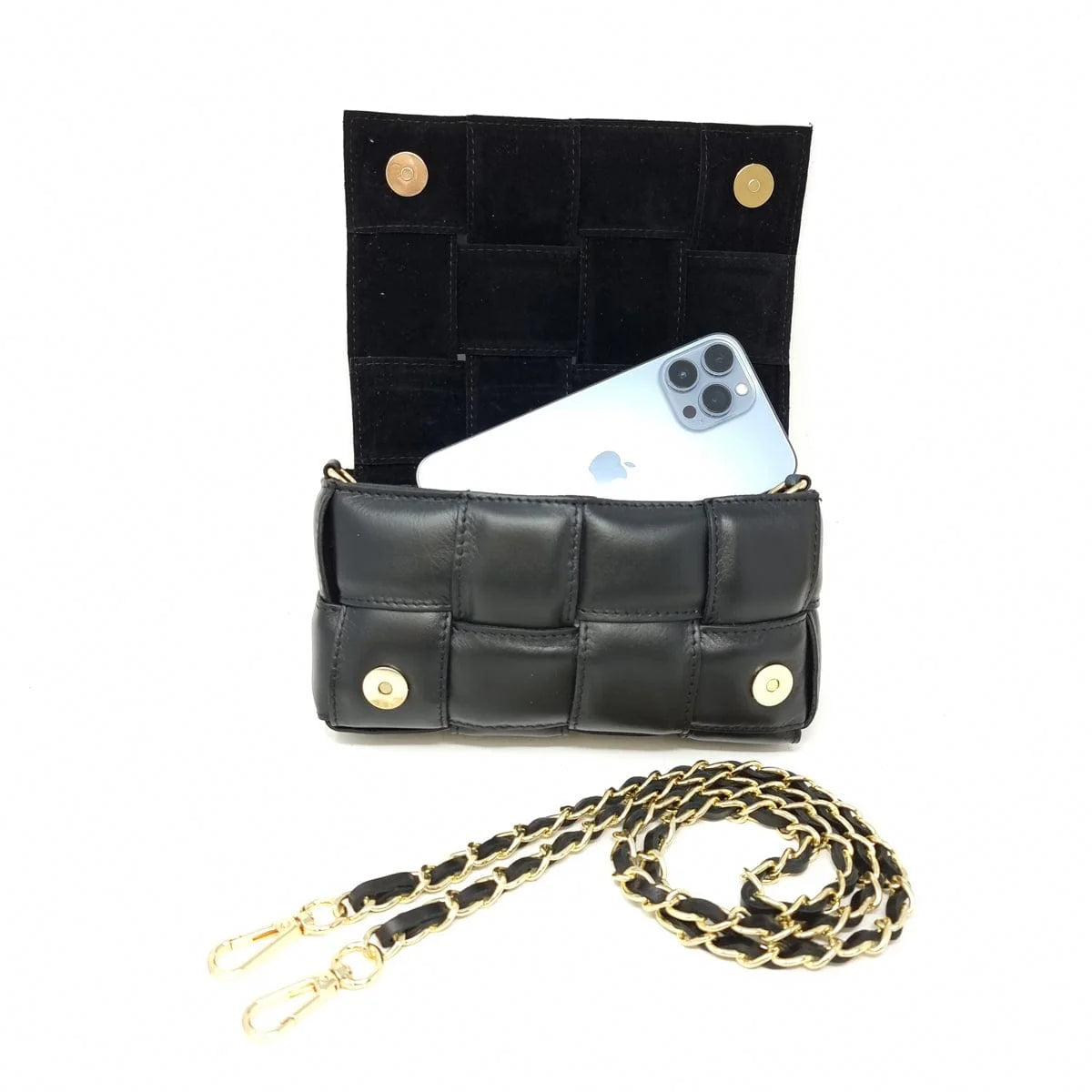 ITALIAN LEATHER QUILTED CROSSBODY GF0694