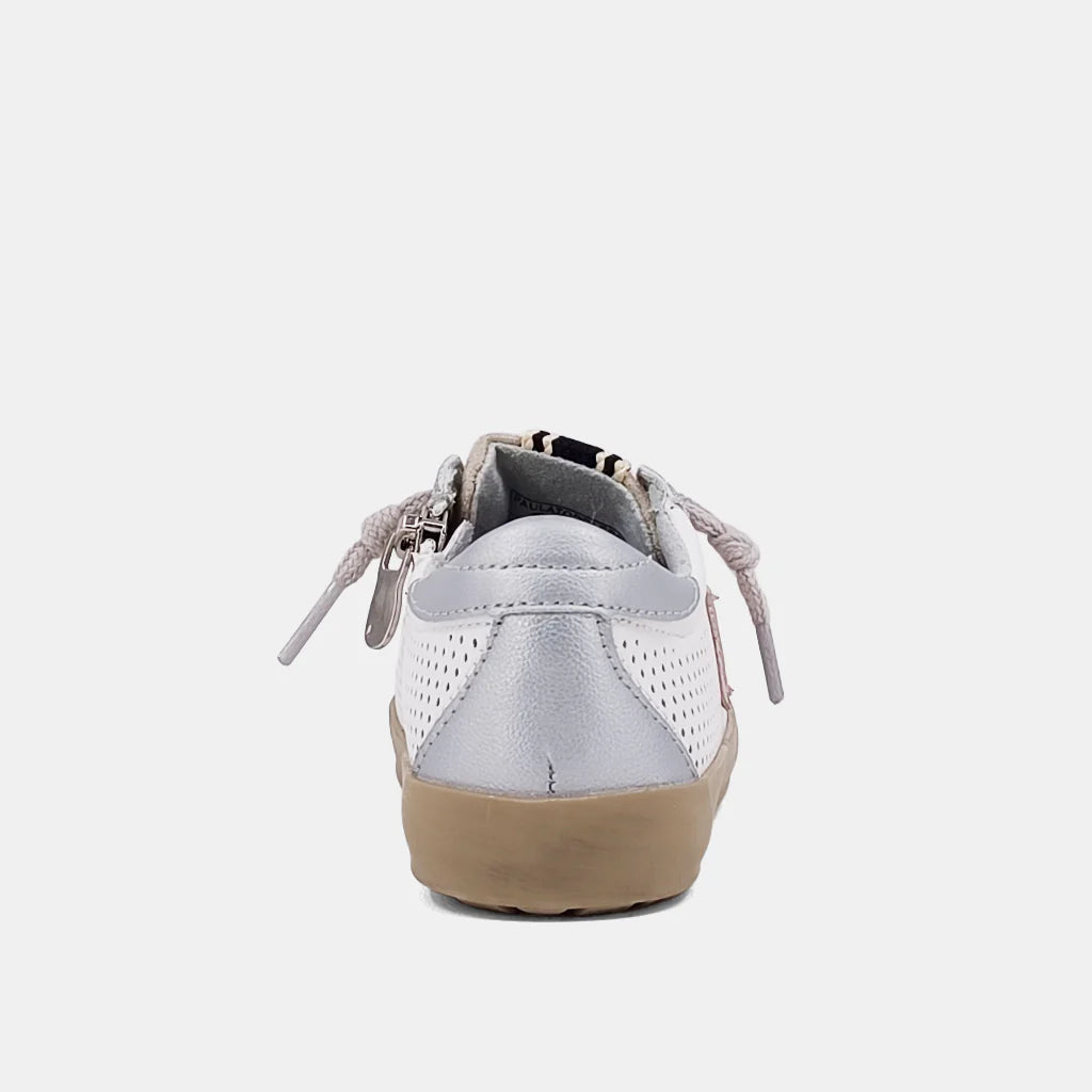PAULA TODDLERS- WHITE/PINK STAR