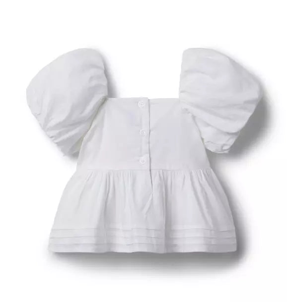 The Peplum Puff Sleeve Top