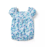 THE LILY SMOCKED BABY ROMPER