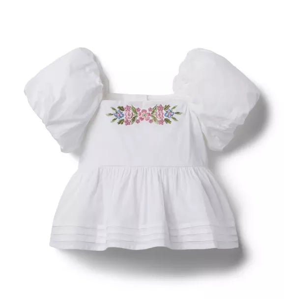 The Peplum Puff Sleeve Top