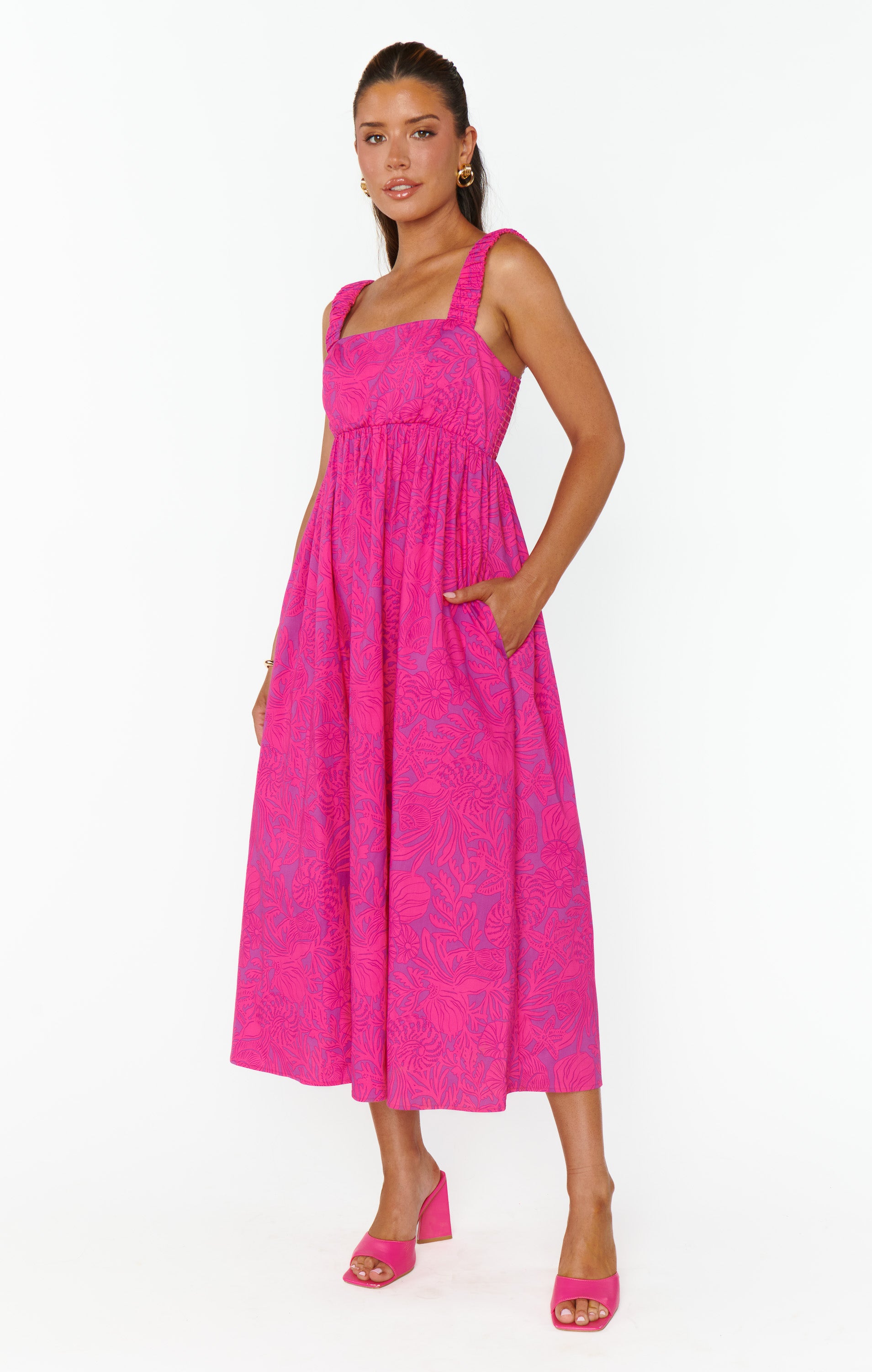 FLING MIDI DRESS