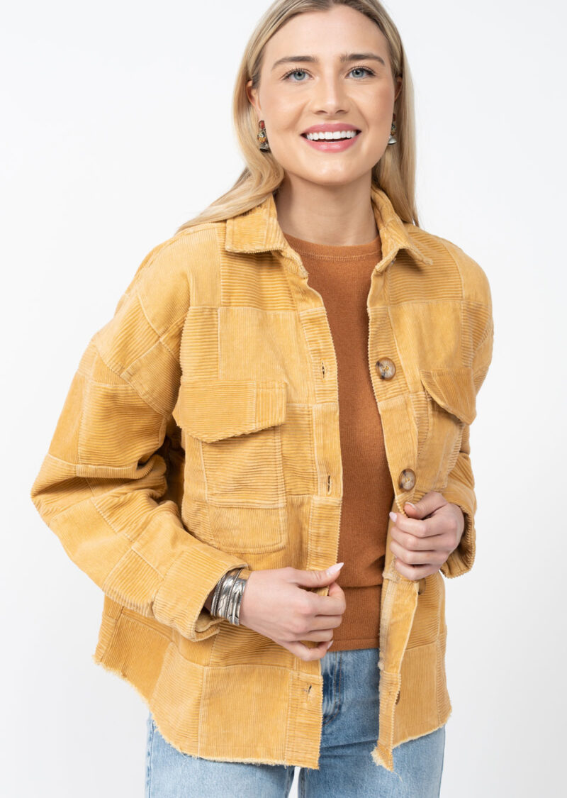 Patch Corduroy Jacket