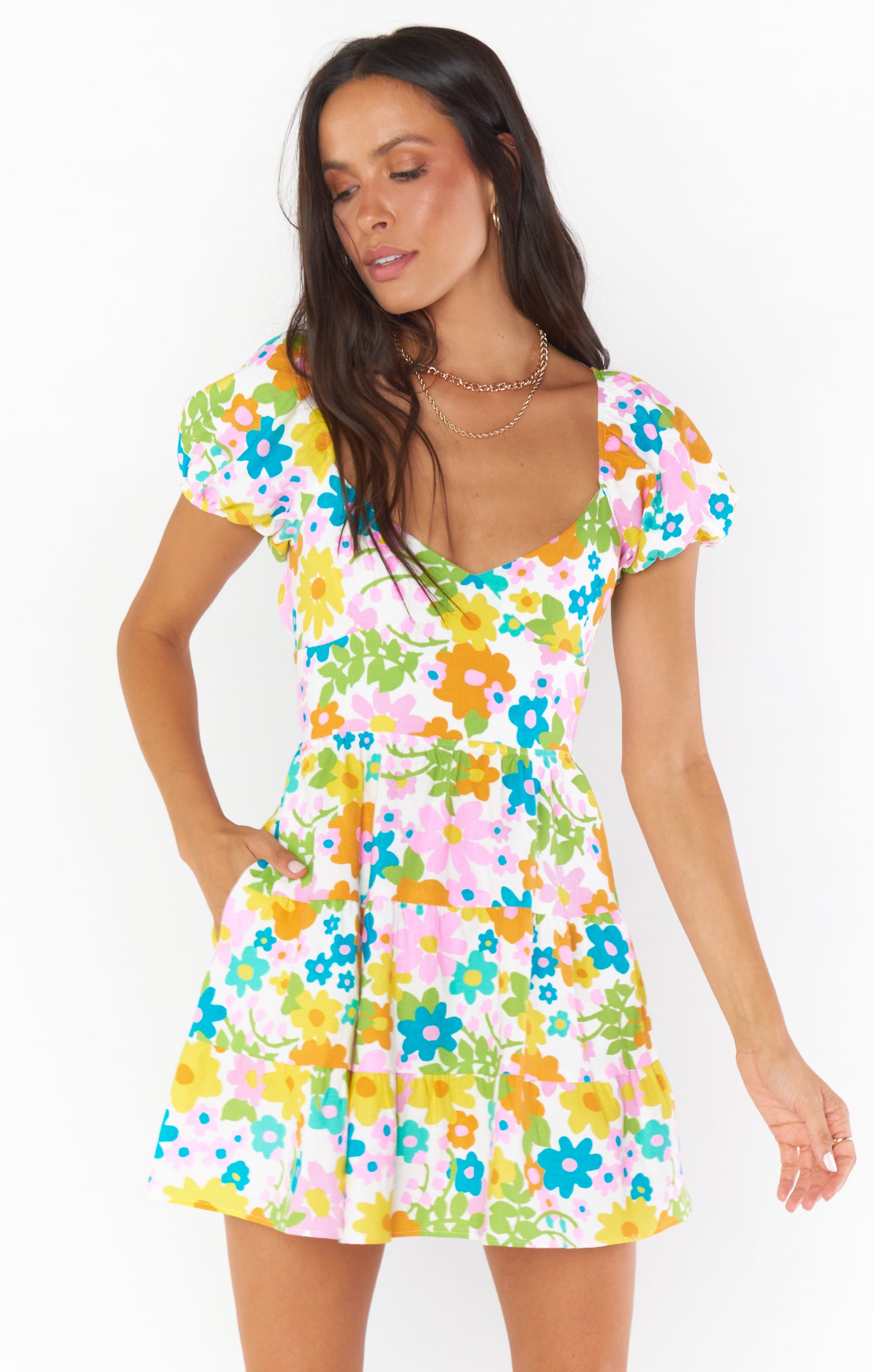 cathy mini dress - PETAL POP
