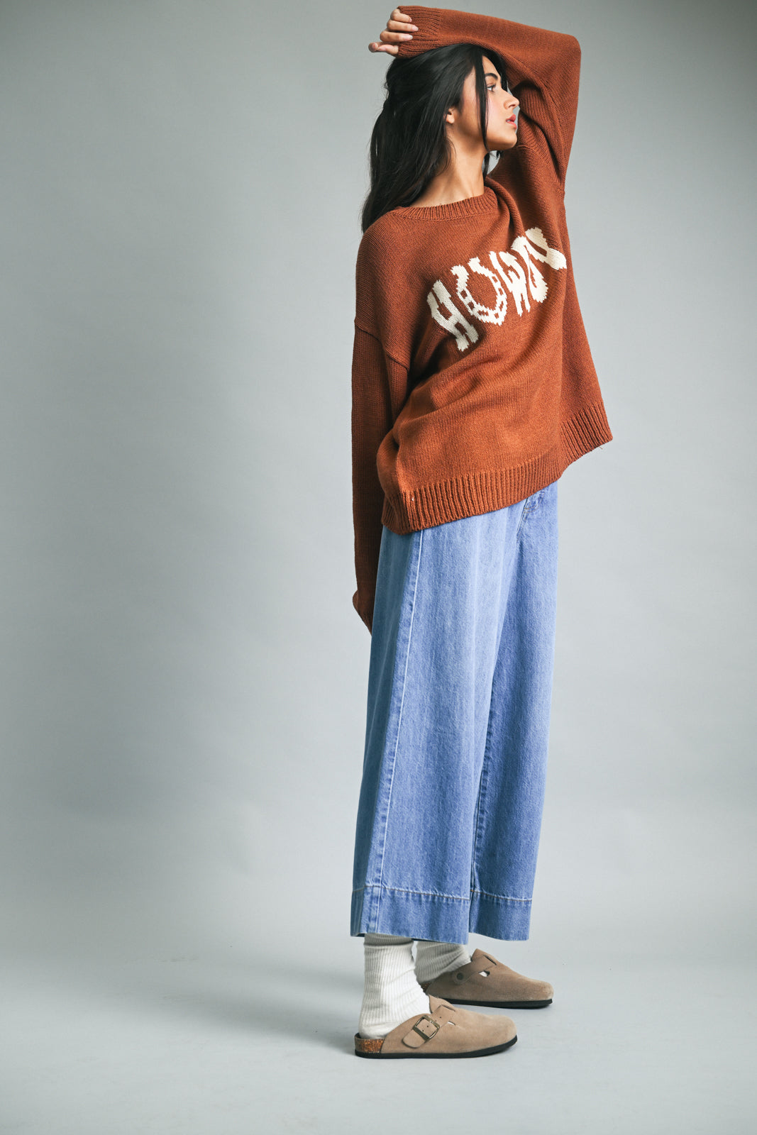 HORSESHOE 'HOWDY' KNIT SWEATER