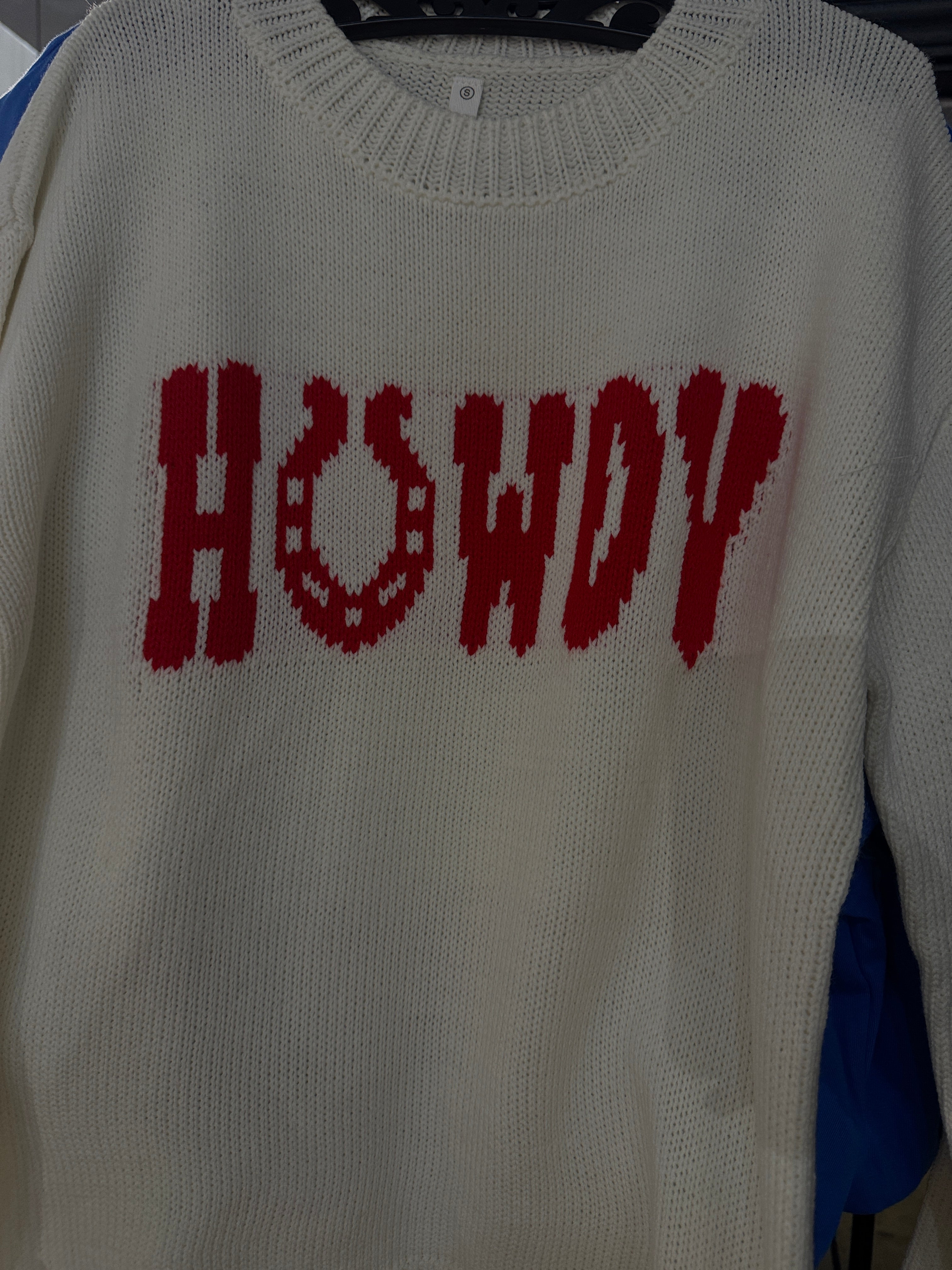 HORSESHOE 'HOWDY' KNIT SWEATER