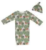 Baby Gown and Hat Set
