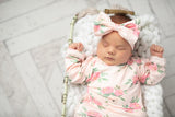 Baby Gown and Hat Set