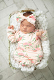 Baby Gown and Hat Set