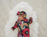 Baby Gown and Hat Set