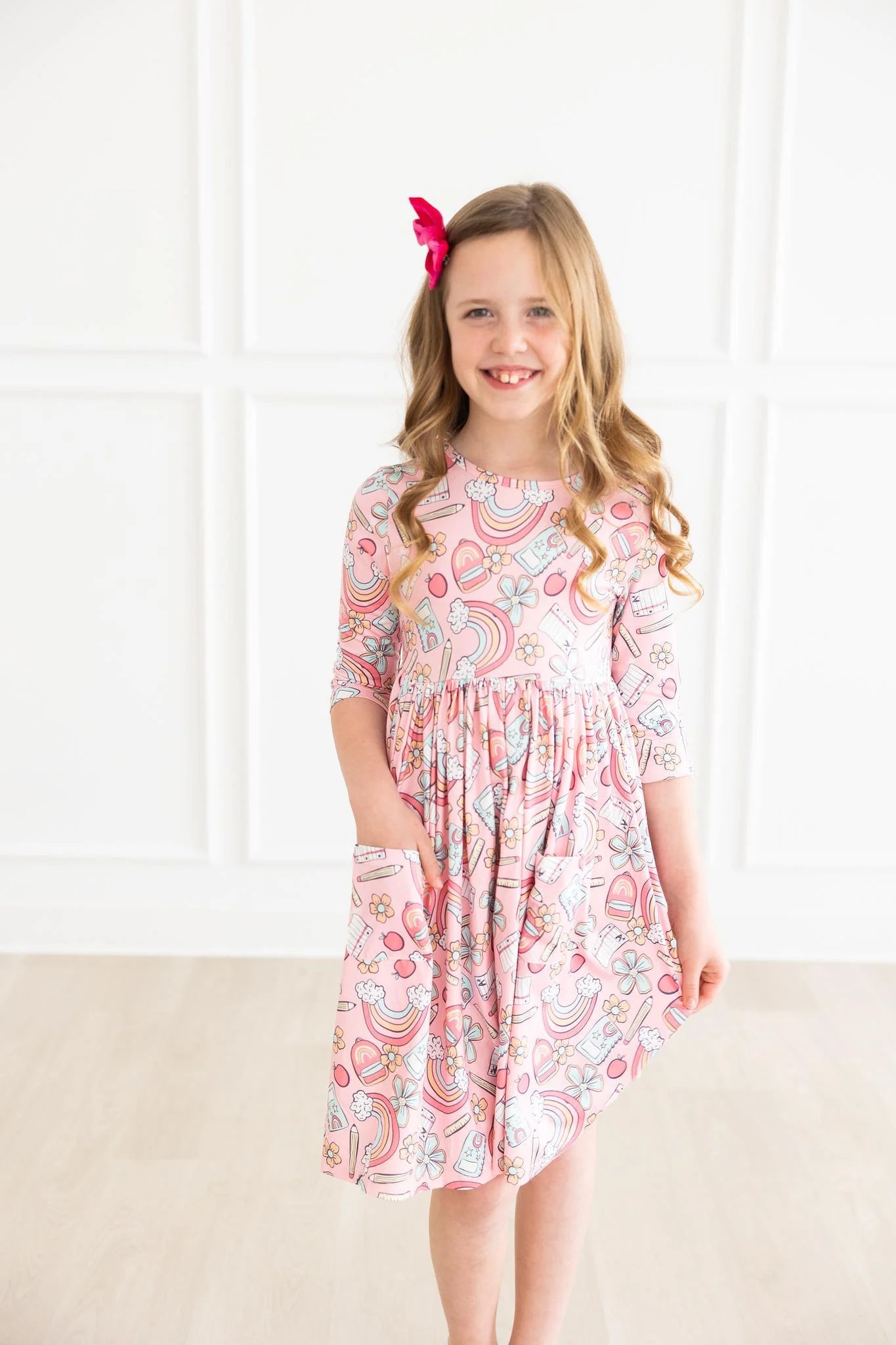 BACK TO SCHOOL POCKET TWIRL DRESS