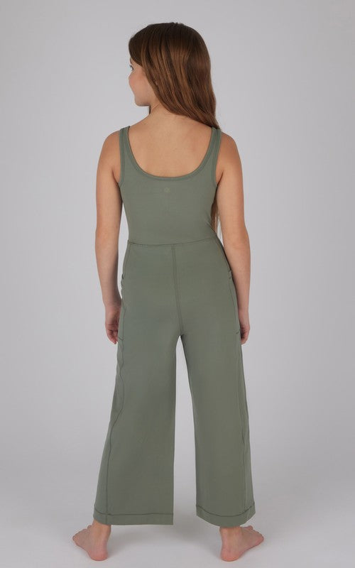 Girls  Wide Leg Crop Romper