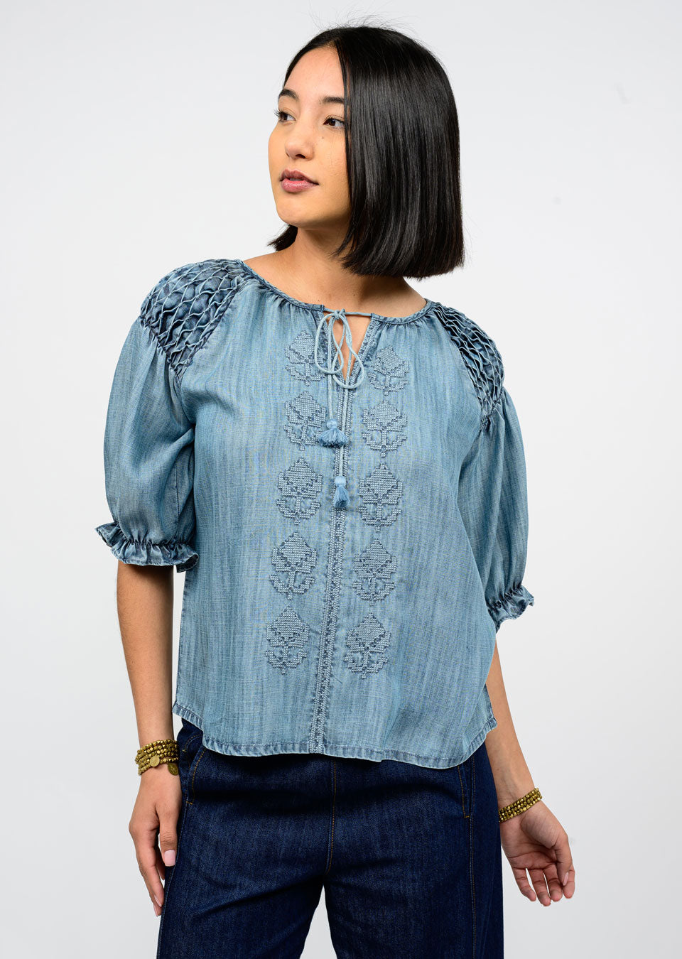 Smock Sleeve Top
