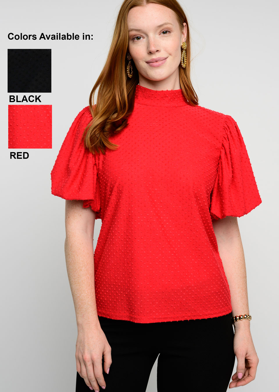 TUFTED DOT TOP