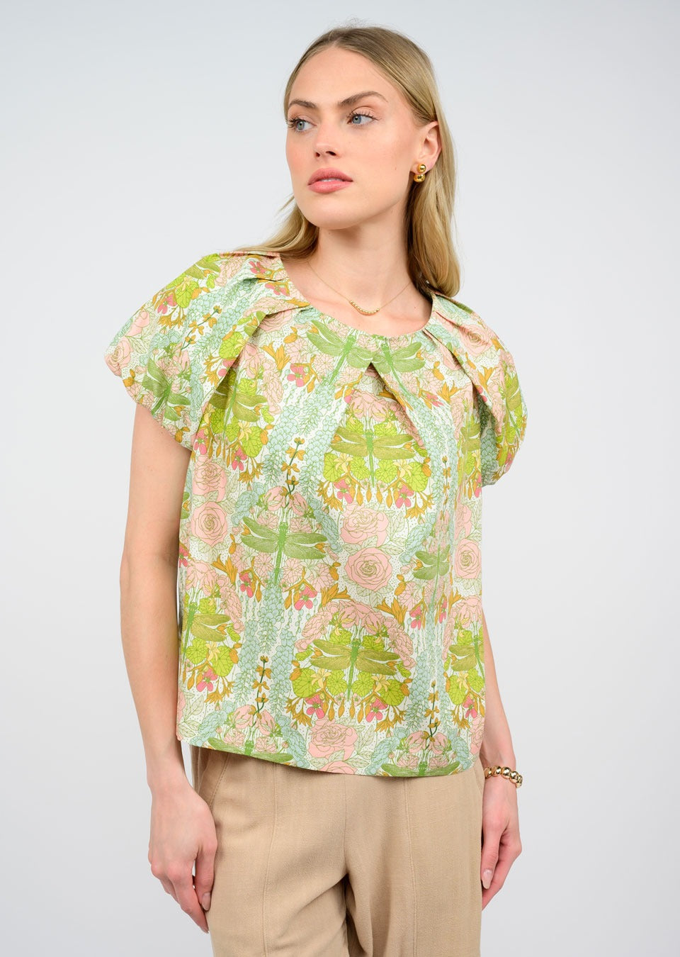 Pleat Dragonfly Top