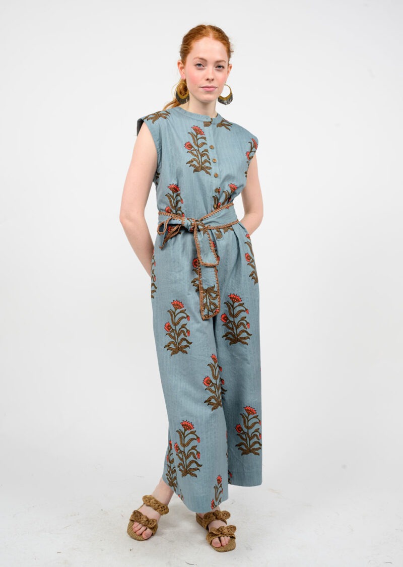 Fall Print Jumpsuit