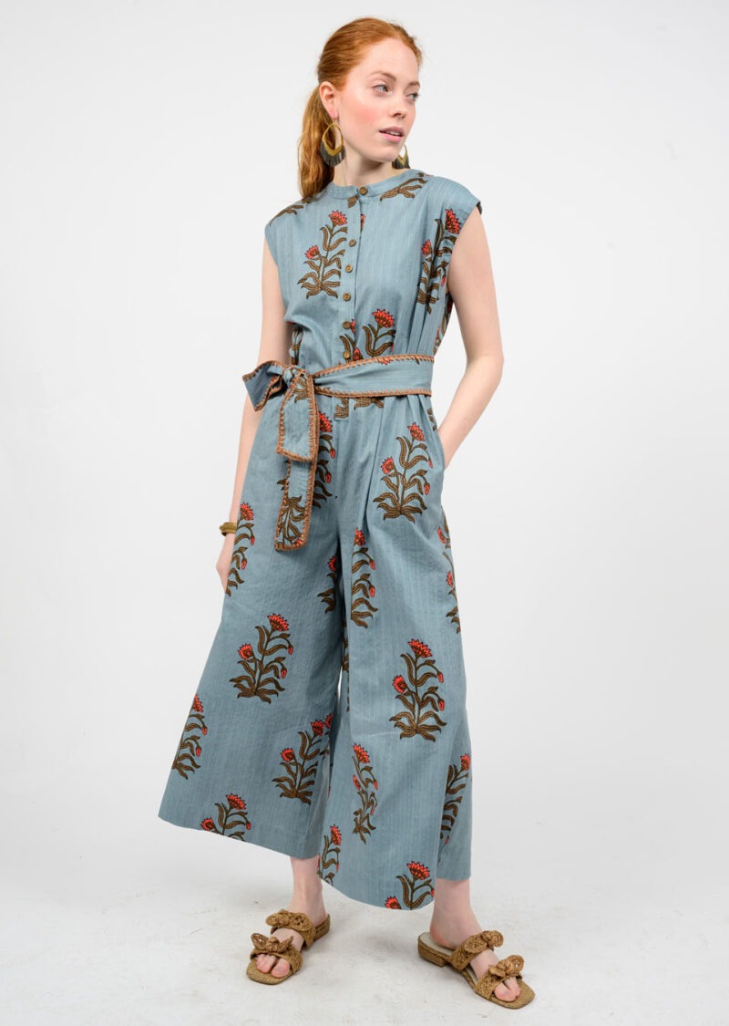 Fall Print Jumpsuit