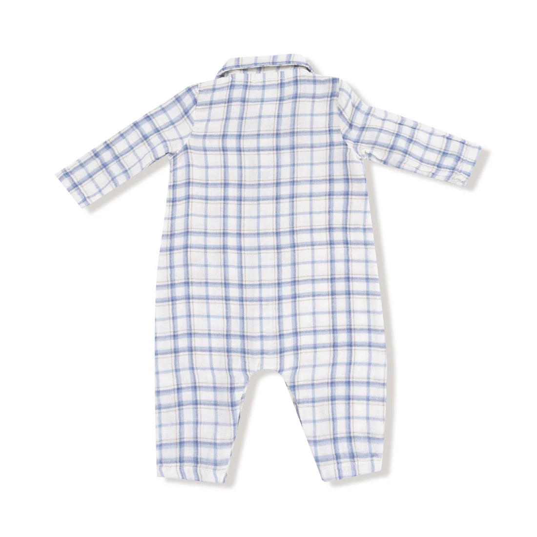 Polo Romper with Full Placket
