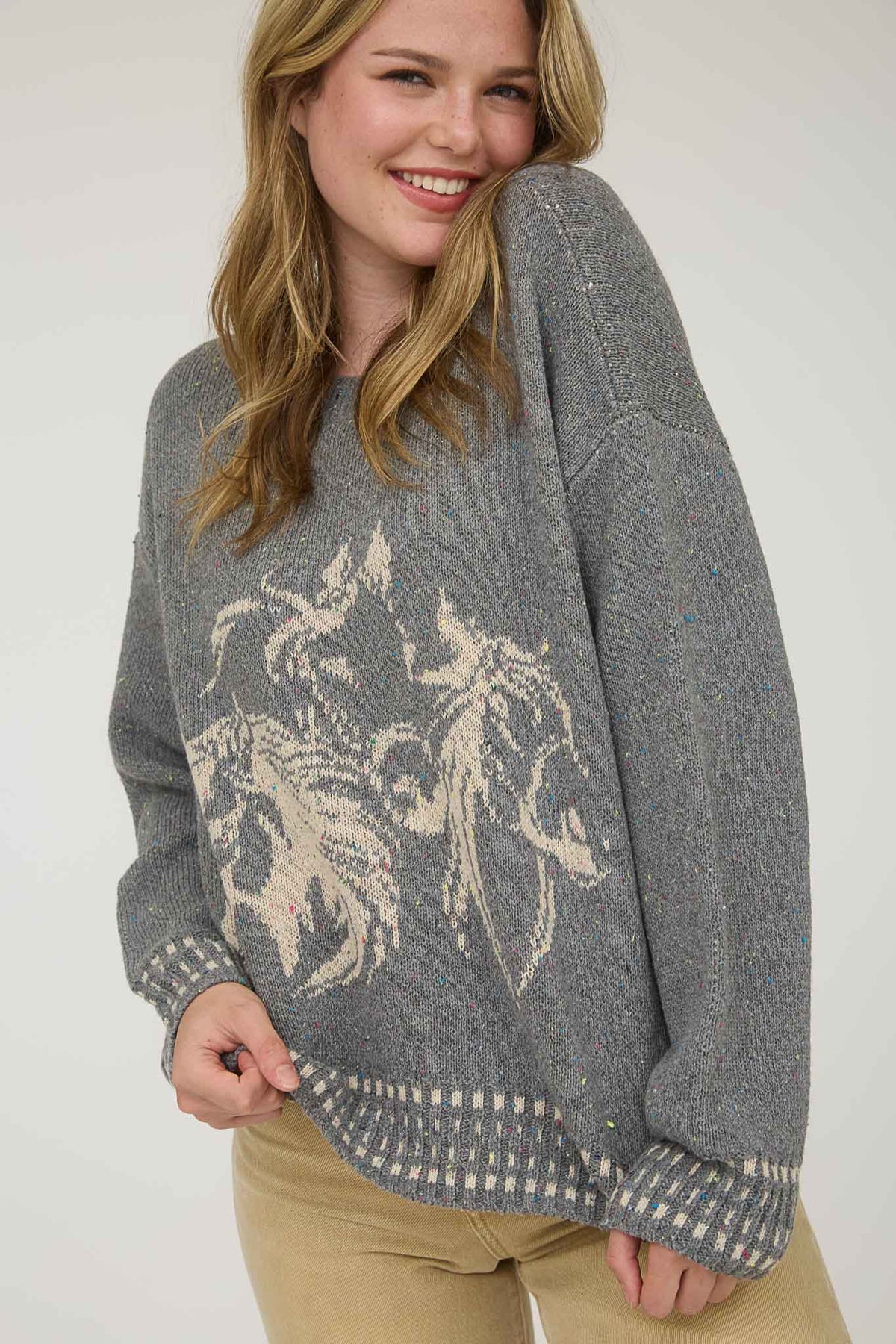 HORSE KNIT SWEATER
