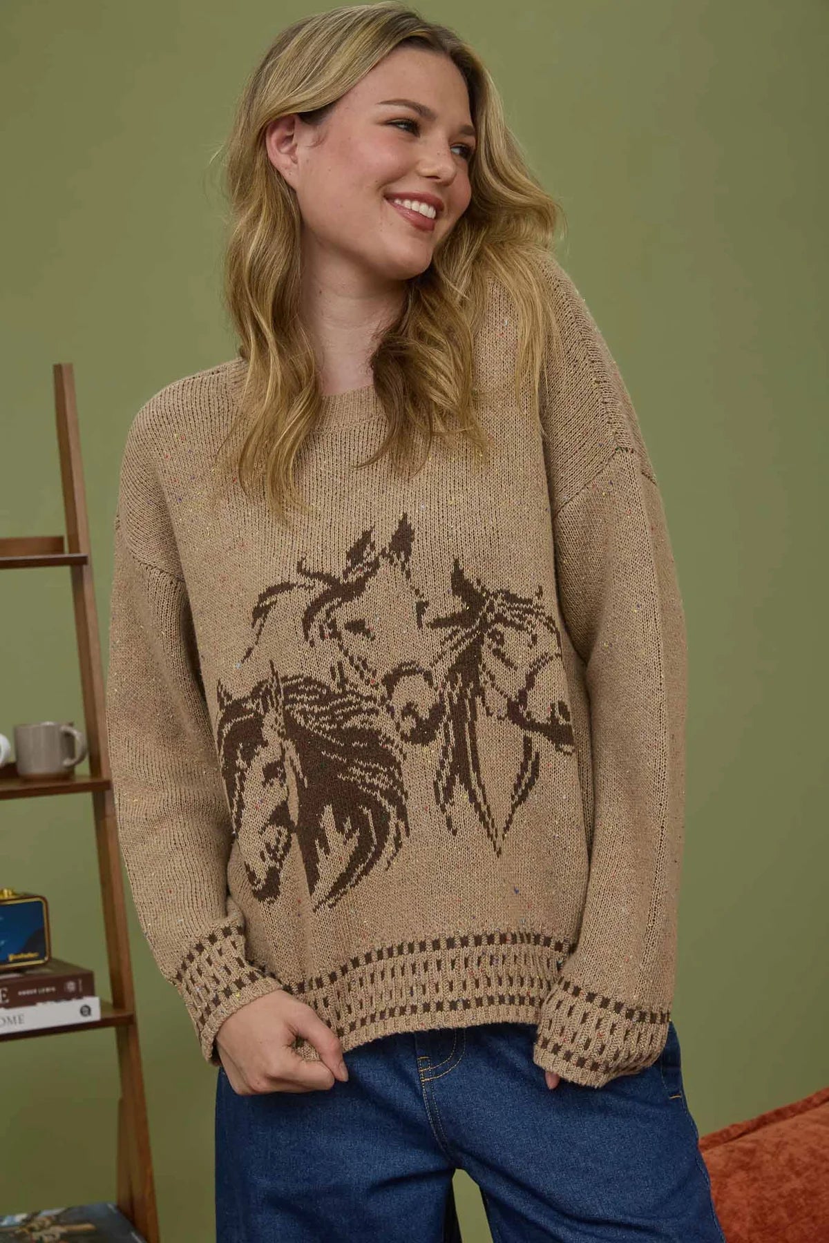 HORSE KNIT SWEATER