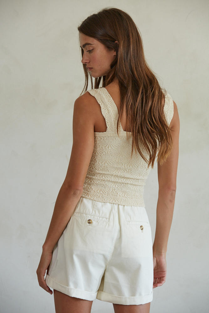 Jacquard Square Tank