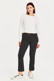 JEANNE HIGH RISE CROPPED CORDUROY