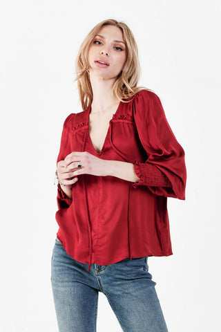 AMELIA RUCHED TOP BARBADOS