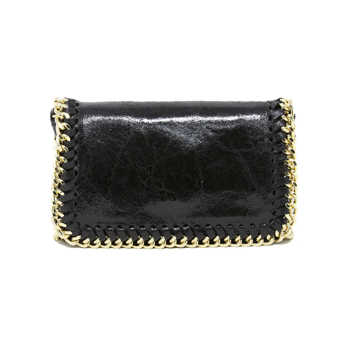 ITALIAN LEATHER WITH GOLD CHAIN CROSSBODY GF0389