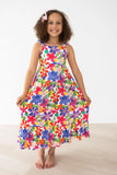 RUFFLE MAXI DRESS
