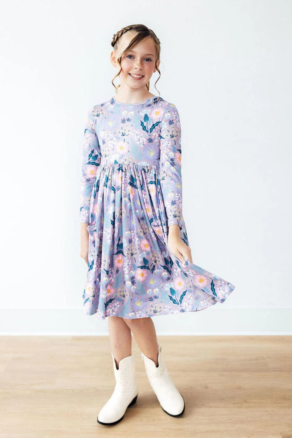 Honeysuckle Pocket Twirl Dress