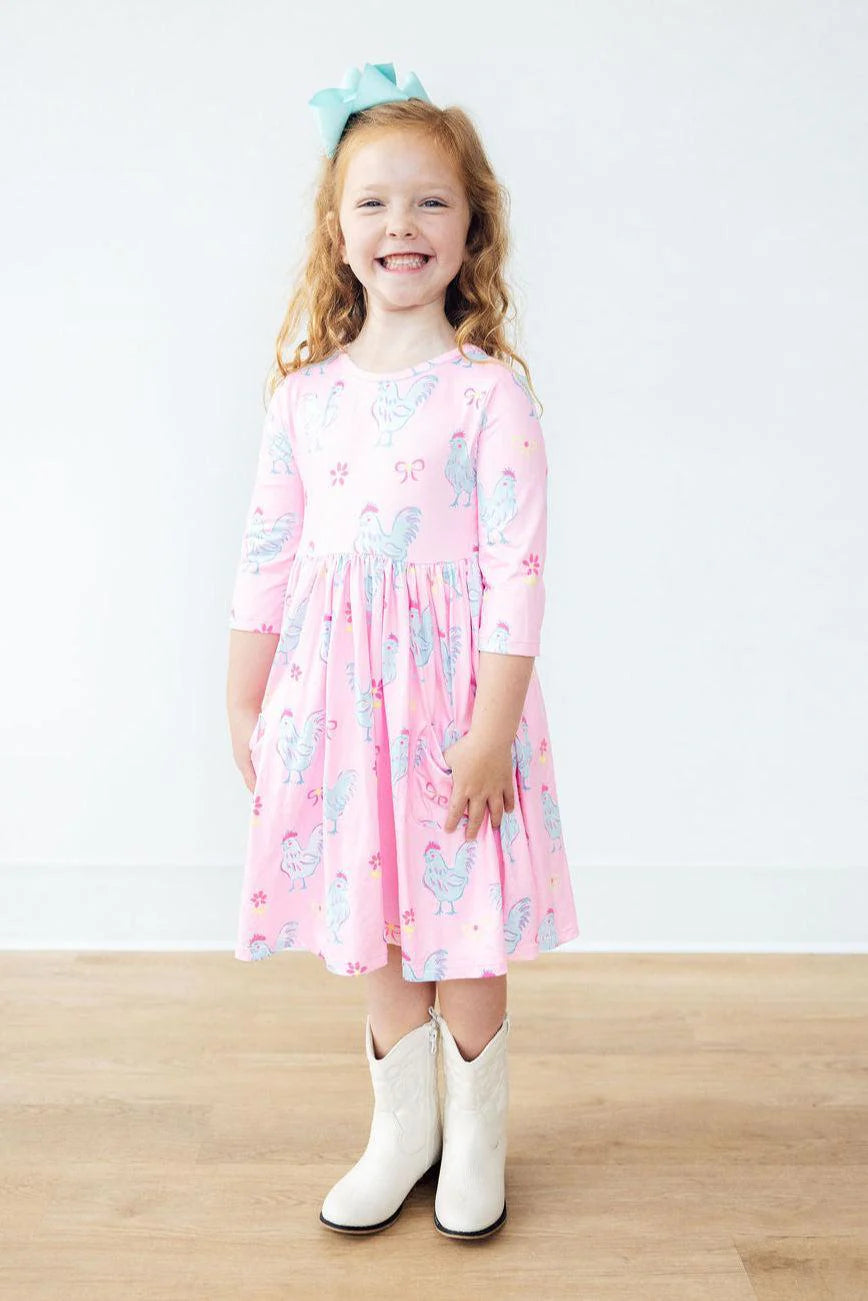 Little Miss Chickie Pocket Twirl Dress