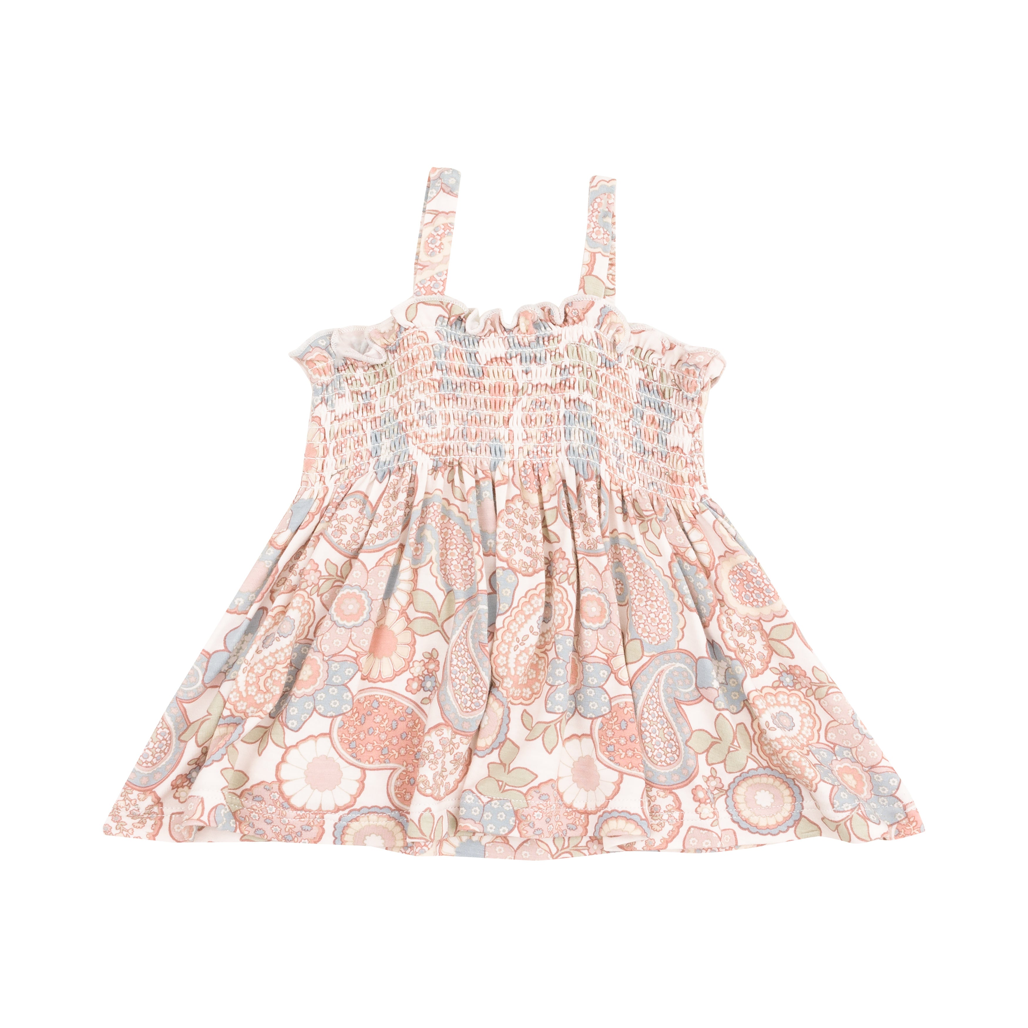 Folk Paisley Smocked Top & Bloomer