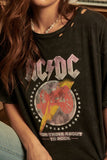 AC/DC For Those About To Rock Oversize Graphic Tee
