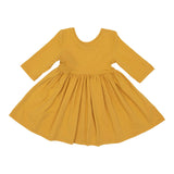 SOLID TWIRL DRESS