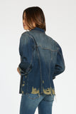 Elise Destructed Denim Jacket