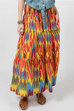 "IKAT" CHING MIDI SKIRT