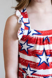 RUFFLE STRAPPY DRESS