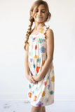 RUFFLE STRAPPY DRESS