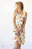 RUFFLE STRAPPY DRESS