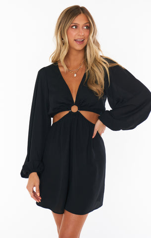 go out cut out mini dress